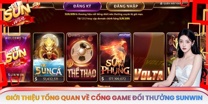 Giới thiệu tổng quan về cổng game đổi thưởng hàng đầu Châu Á Sunwin
